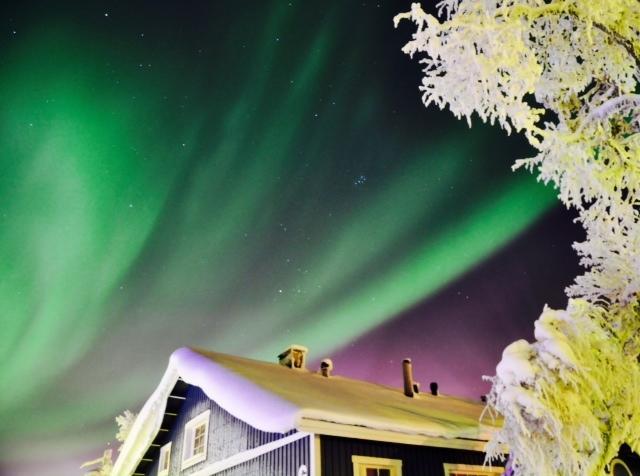 Saariselaen Marjamajat Villa Saariselkä Rum bild